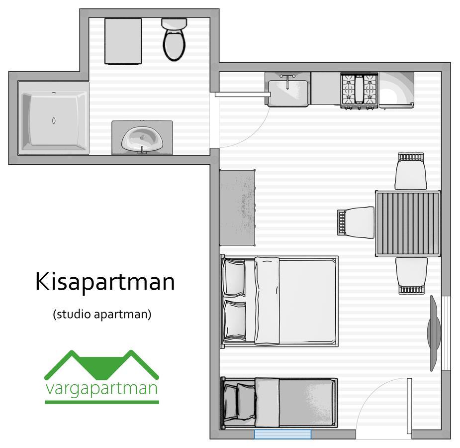 Vargapartman Szeged Exteriör bild